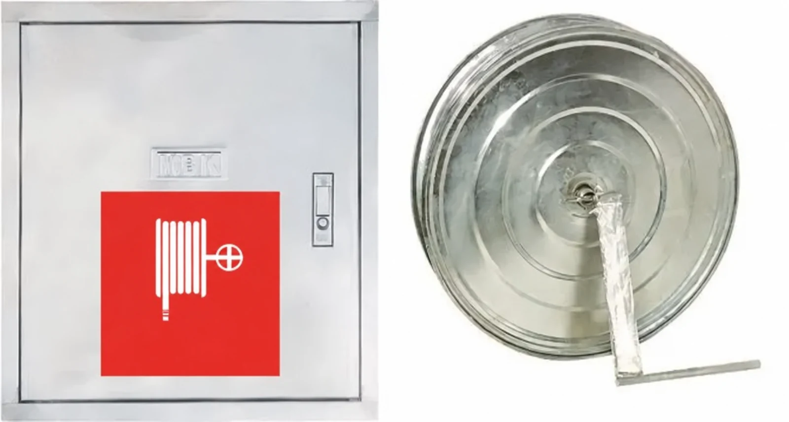 Inox hidrantski ormar s inox vitlom, S.S. 304